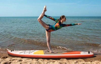 Funwater SUP SUPFW69B 3,35m (oranžovo-bílá) paddleboard set