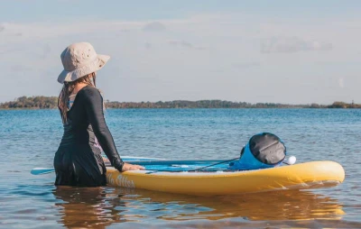 Funwater Tuxedo Sailor 2,4m dětský paddleboard + pádlo (modré)
