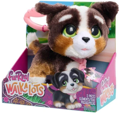 FurReal Wag-A-Lot Bernardýn pes interaktivní na vodítku na baterie Zvuk
