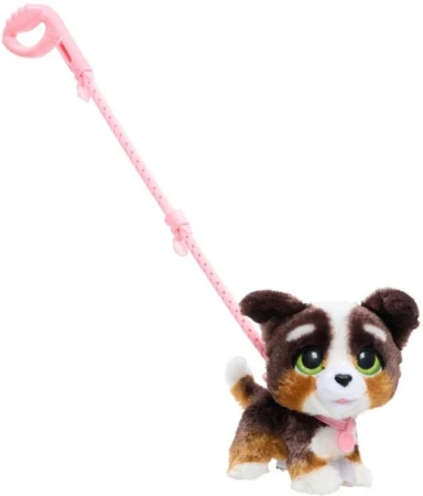 FurReal Wag-A-Lot Bernardýn pes interaktivní na vodítku na baterie Zvuk