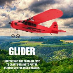 FX PIPER J-3 CUB RC lietadlo 2 kanály 2,4 GHz červená