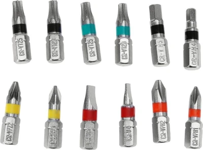 Fx Tools Sada bitů 19 ks Torx, Hex, PZ, PH, S HARDEN