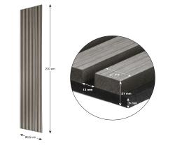 G21 Akustický panel 270x60,5x2,1 cm, šedý dub