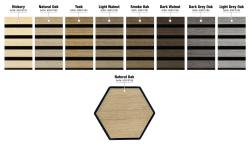 G21 Akustický panel 270x60,5x2,1 cm, teak