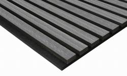 G21 Akustický panel 270x60,5x2,1 cm, tmavě šedý dub