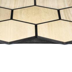 G21 Akustický panel 81,5x66,5x2,1 cm plástev, přírodní dub