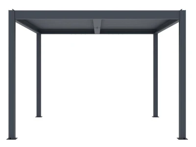 G21 Bioklimatická pergola Austin 3x3 m, antracitová hliníková