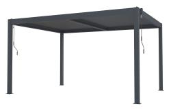 G21 Bioklimatická pergola Austin 4x3 m, antracitová hliníková