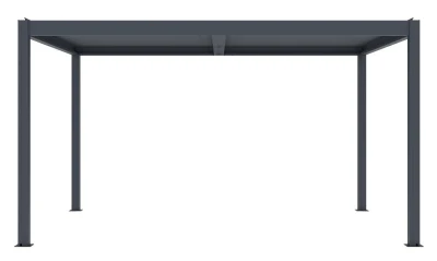 G21 Bioklimatická pergola Austin 4x3 m, antracitová hliníková