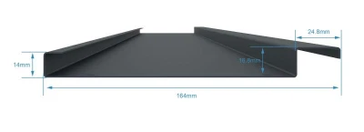 G21 Bioklimatická pergola Austin 4x3 m, antracitová hliníková