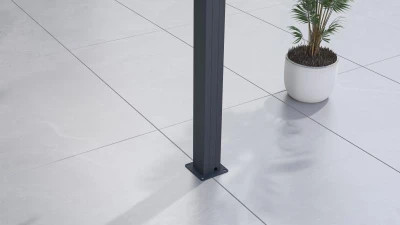 G21 Bioklimatická pergola Austin 4x3 m, antracitová hliníková
