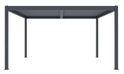 G21 Bioklimatická pergola Austin 4x4 m, antracitová hliníková
