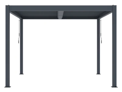 G21 Austin Premium 3x3 m antracitová hliníková bioklimatická pergola
