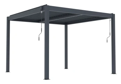 G21 Austin Premium 3x3 m antracitová hliníková bioklimatická pergola
