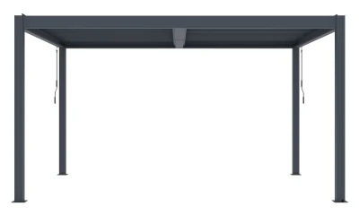 G21 Austin Premium 4x3 m antracitová hliníková bioklimatická pergola