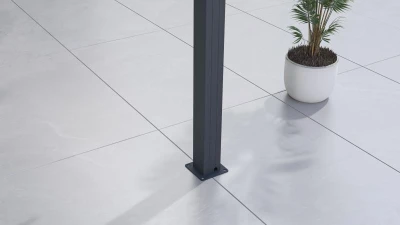 G21 Trenton 3x3 m antracitová hliníková bioklimatická pergola
