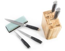 G21 Blok na nože Gourmet, bambusový pro 5 nožů