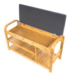G21 Botník 90 x 33 x 50 cm, bambusový