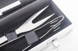 G21 Grilovací nářadí sada 3 ks, hliníkový kufr