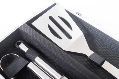 G21 Grilovací nářadí sada 3 ks, hliníkový kufr