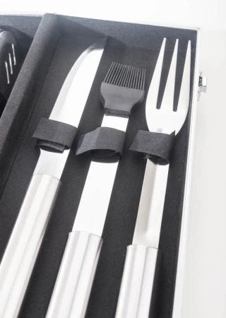 G21 Grilovací nářadí sada 5 ks, hliníkový kufr