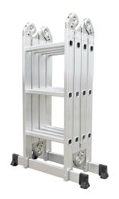 G21 Hliníkové štafle GA-SZ-4x3-3,7M multifunkční + podlážka