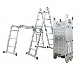 G21 Hliníkové štafle GA-SZ-4x3-3,7M multifunkční + podlážka G21 Hliníkové štafle GA-SZ-4x3-3,7M multifunkční + podlážka