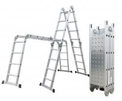 G21 Hliníkové štafle GA-SZ-4x4-4,6M multifunkční + podlážka G21 Hliníkové štafle GA-SZ-4x4-4,6M multifunkční + podlážka