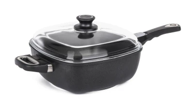 G21 Hluboká pánev Cook 26 cm s poklicí a odnímatelnou rukojetí G21 Hluboká pánev Cook 26 cm s poklicí a odnímatelnou rukojetí