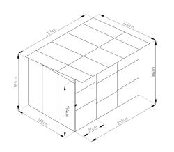 G21 Kotec pro psa KEN 572 - 260 x 220 cm, šedý