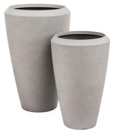 G21 Květináč Cement Oval 44,3 x 44,3 x 69,8