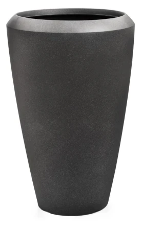 G21 Coal Oval černý 55 x 55 x 86,3 cm květináč