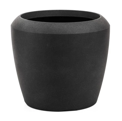 G21 Coal Round černý 44 x 44 x 39,5 cm květináč
