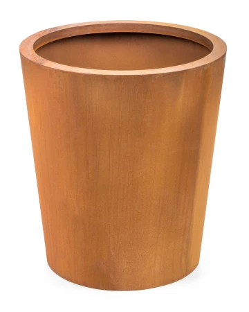 G21 Corten Round rezavě hnědý 45 x 50 x 45 cm venkovní květináč