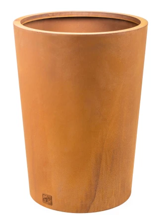 G21 Corten Round rezavě hnědý 55 x 75 x 55 cm venkovní květináč