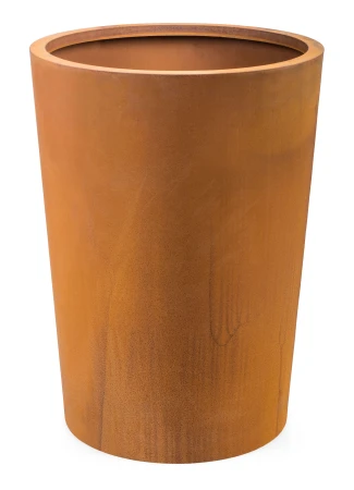 G21 Corten Round rezavě hnědý 55 x 75 x 55 cm venkovní květináč