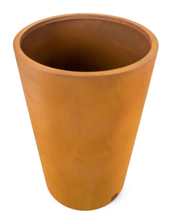 G21 Corten Round rezavě hnědý 65 x 100 x 65 cm dekorační květináč