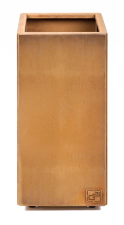 G21 Corten Square rezavě hnědý 30 x 60 x 30 cm květináč