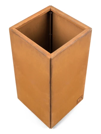 G21 Corten Square rezavě hnědý 30 x 60 x 30 cm květináč