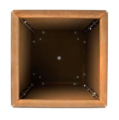 G21 Corten Square rezavě hnědý 30 x 60 x 30 cm květináč
