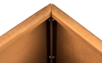 G21 Corten Square rezavě hnědý 30 x 60 x 30 cm květináč