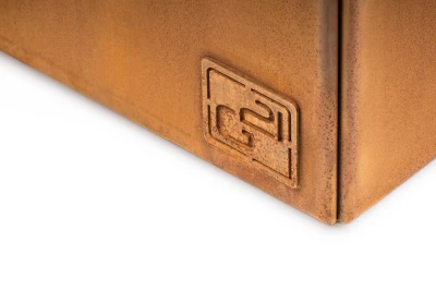 G21 Corten Square rezavě hnědý 30 x 60 x 30 cm květináč