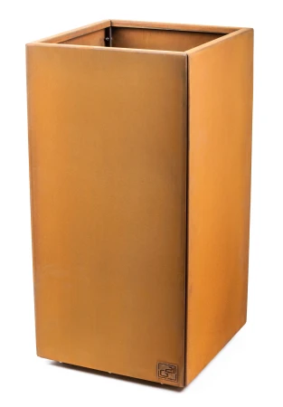 G21 Corten Square 40 x 80 x 40 cm rezavě hnědý venkovní květináč
