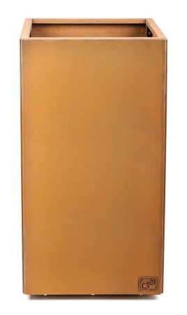 G21 Corten Square 40 x 80 x 40 cm rezavě hnědý venkovní květináč
