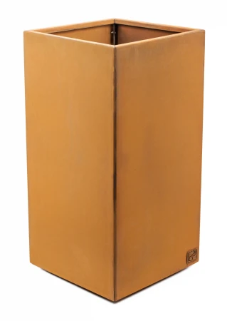 G21 Corten Square 40 x 80 x 40 cm rezavě hnědý venkovní květináč