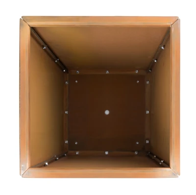 G21 Corten Square 40 x 80 x 40 cm rezavě hnědý venkovní květináč
