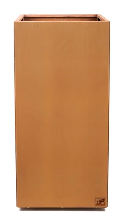 G21 Corten Square rezavě hnědý venkovní květináč 50 x 100 x 50 cm