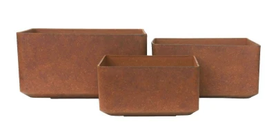 G21 Element Square hnědý 43 x 22 x 43 cm květináč