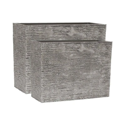 G21 Natur Box šedý 71 x 51 x 30 cm dekorativní květináč