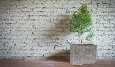 G21 Natur Box šedý 71 x 51 x 30 cm dekorativní květináč